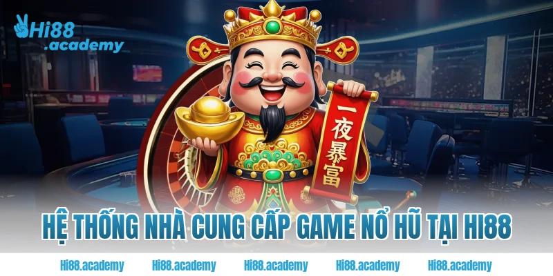 Hệ thống nhà cung cấp game nổ hũ tại Hi88 